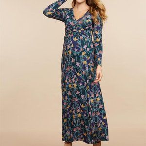 Jessica Simpson Floral Maxi Maternity Dress